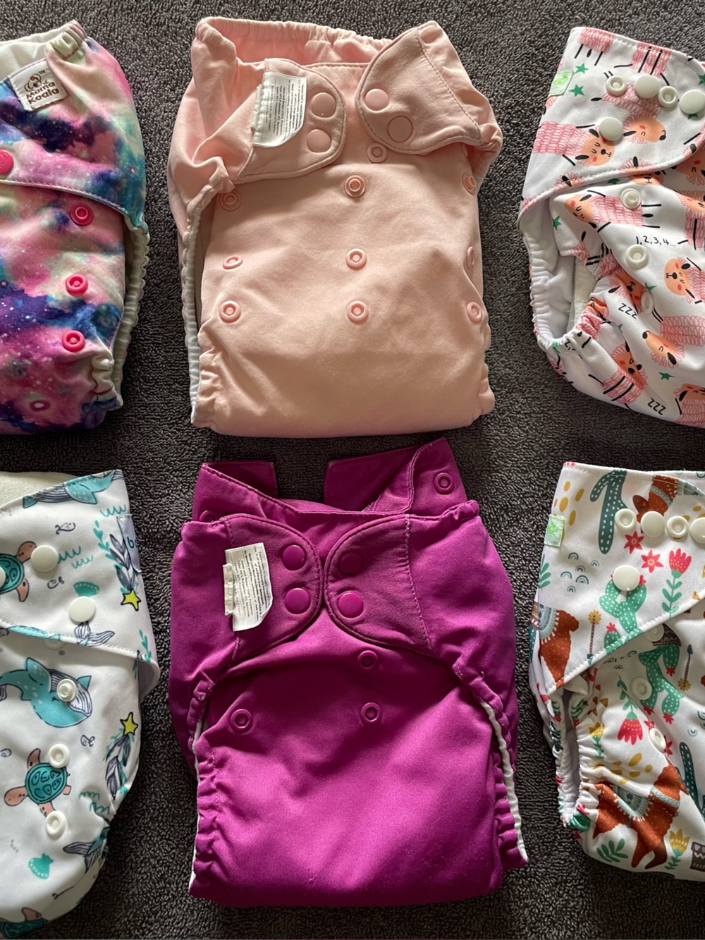 Cloth Diaper Cover and liners Pack – Pink & Magenta Kids Accessories lot #2